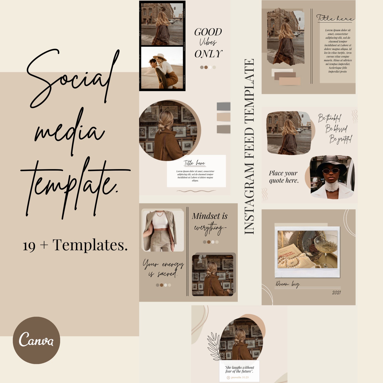 Template Canva Aesthetic Gambaran