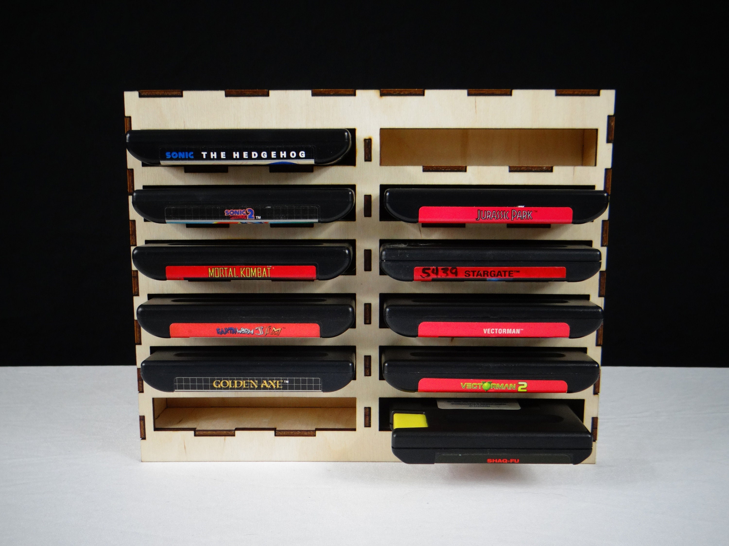 Sega Genesis Cartridge Organizer 12 Cart Version Etsy