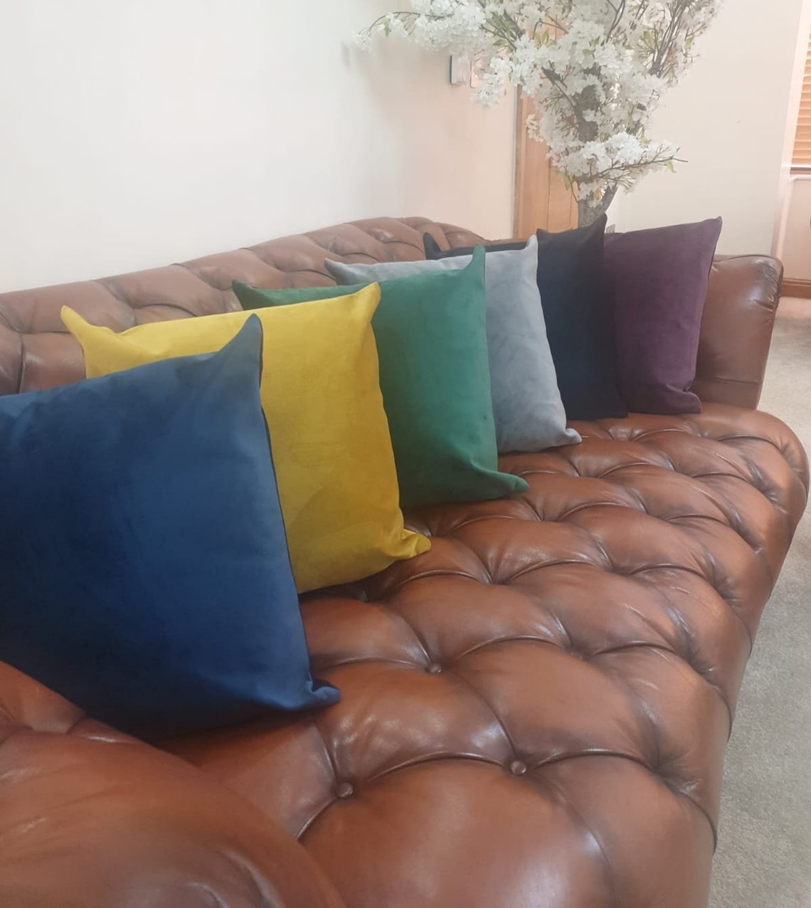 Luxury velvet unique indoor cushion cover sofa couch comfy Etsy