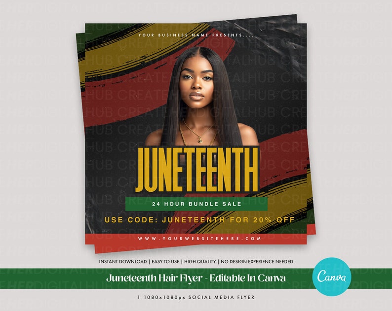 Bundle Deal Flyer DIY Canva Template Beauty Social Media