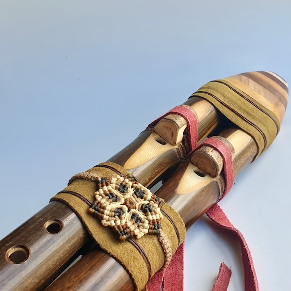 Native American Double Flute - Drone Flute