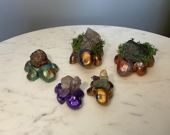 Rock Turtles - Polymer Clay Decorations