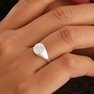 Sterling Silber Sternzeichen Siegelring, Löwe Jungfrau Skorpion Sternzeichen Ring, personalisierter Schmuck, Astrologie-Liebhaber-Geschenk, Geburtstagsgeschenk, XW30