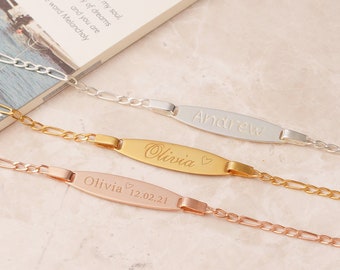 Kids ID Bracelet, Custom Name Bracelet, Baby Name Bracelet, Gifts for Kids, Baby Gift, XW144