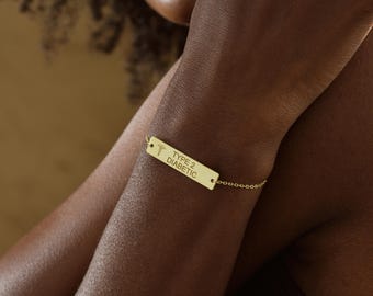 Medical ID Bracelet Custom Engraving, Allergy Diabetes Emergency Info, Personalized Gift, XW366