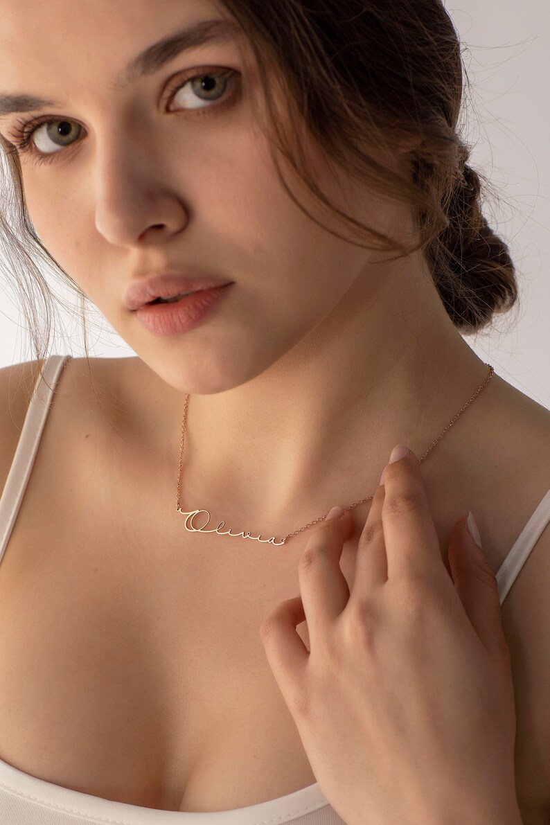 18k gold name plate Clearance