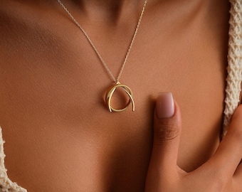 14K Gold Filled Ring Holder Necklace, Handmade Jewelry