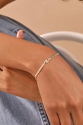14K Gold Filled Evil Eye Bracelet, Cuban Link Chain, Gift for Mom, XW126