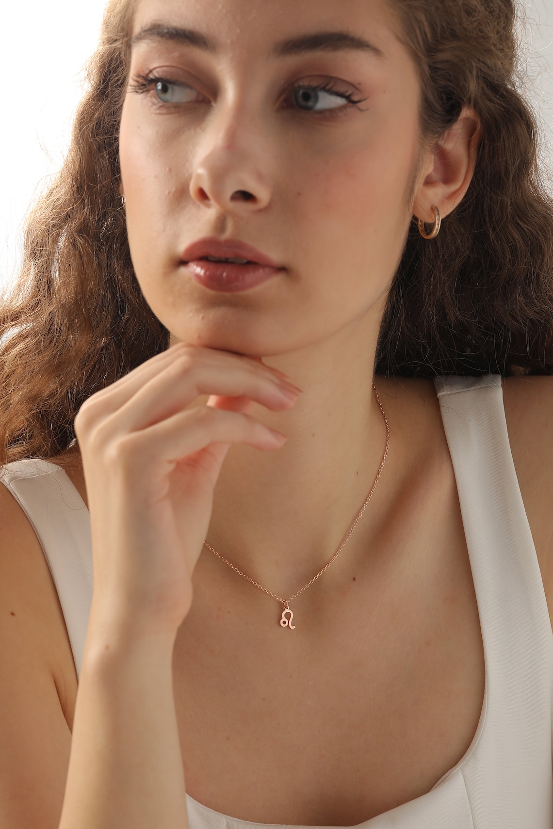 10K Solid Gold Zodiac Necklace Real Gold Scorpio Necklace Etsy