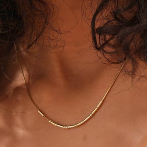 Benutzerdefinierte Morse-Code Halskette, personalisierte Schmuck, Sterling Silber Gold Rose Gold