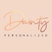 DaintyPersonalizedCo store logo