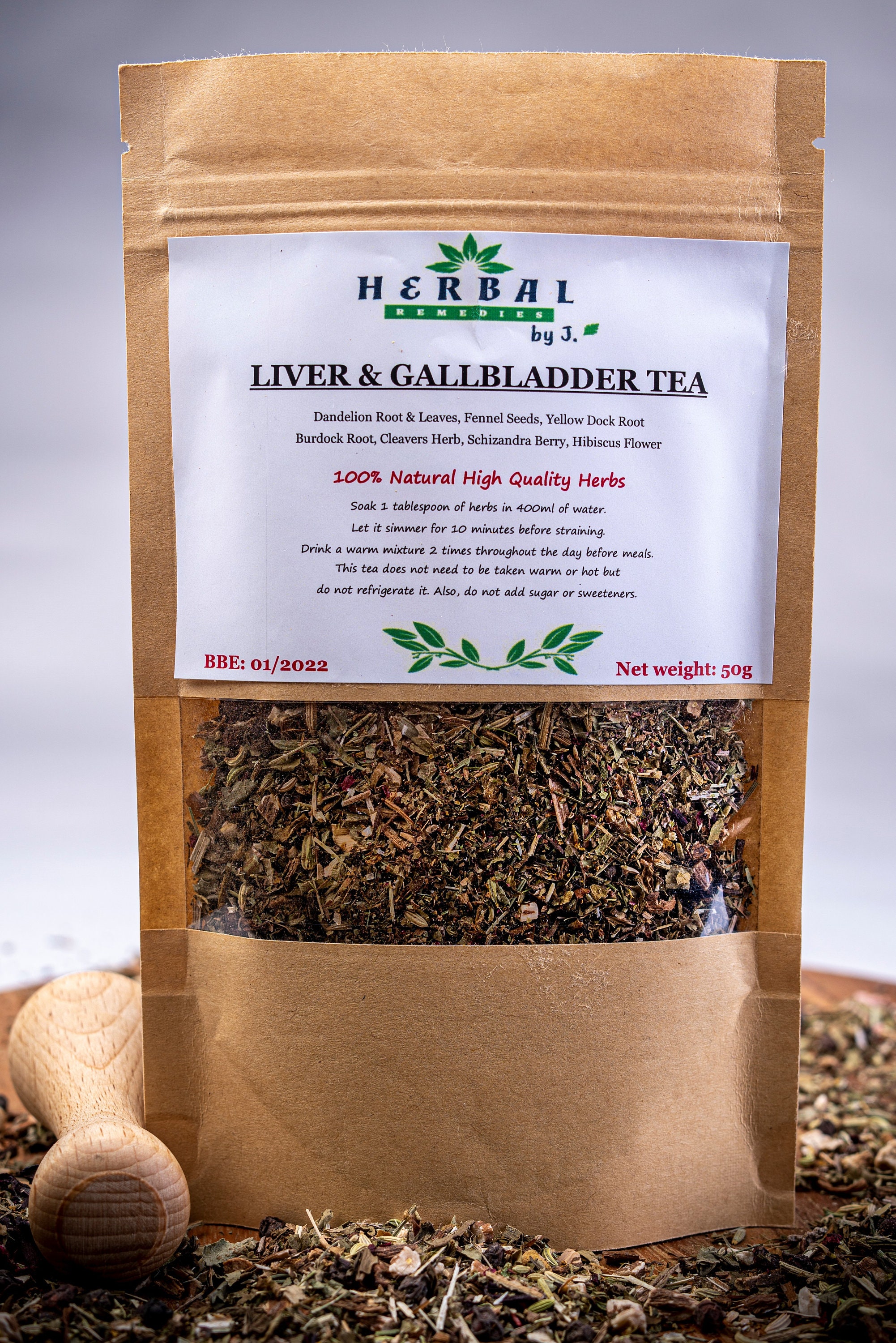 Herbal Tea For Liver Health Liver & Gallbladder Herbal Tea II 100/250g | Etsy