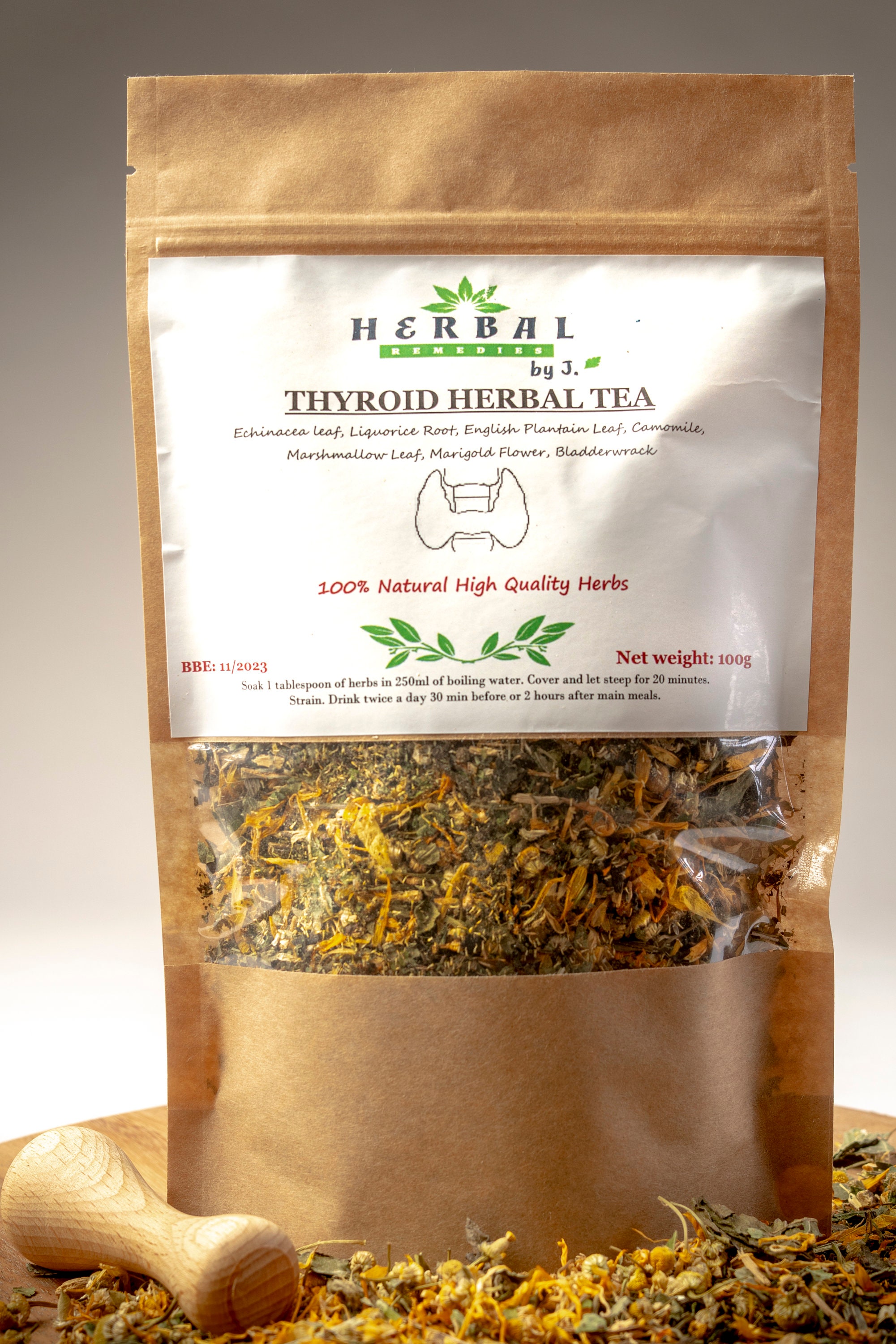 THYROID HERBAL TEA licorice / Bladderwrack / Camomile / Calendula