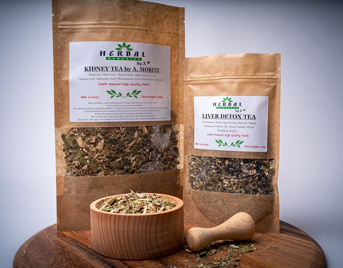 SET of Liver Tea & Kidney Tea by A. Moritz Great Herbal Blend | Etsy