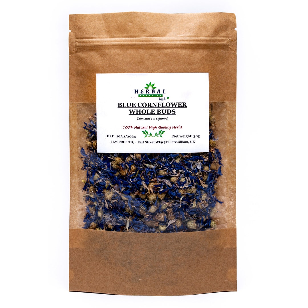 Cornflower Petals Herbal Tea Blue Culinary Cake Bake Baking Etsy UK
