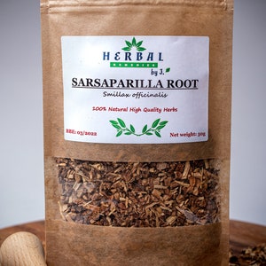 SARSAPARILLA ROOT  / Herbs for Tea / Herbal Blend / Smilax ornata/officinalis