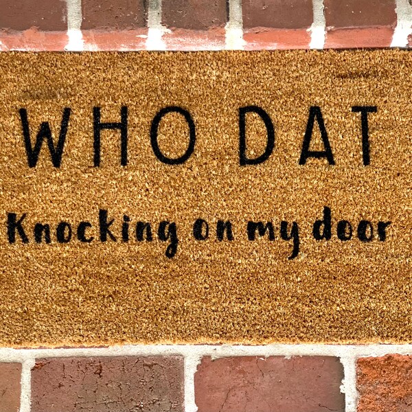 New Orleans Door Mat Etsy