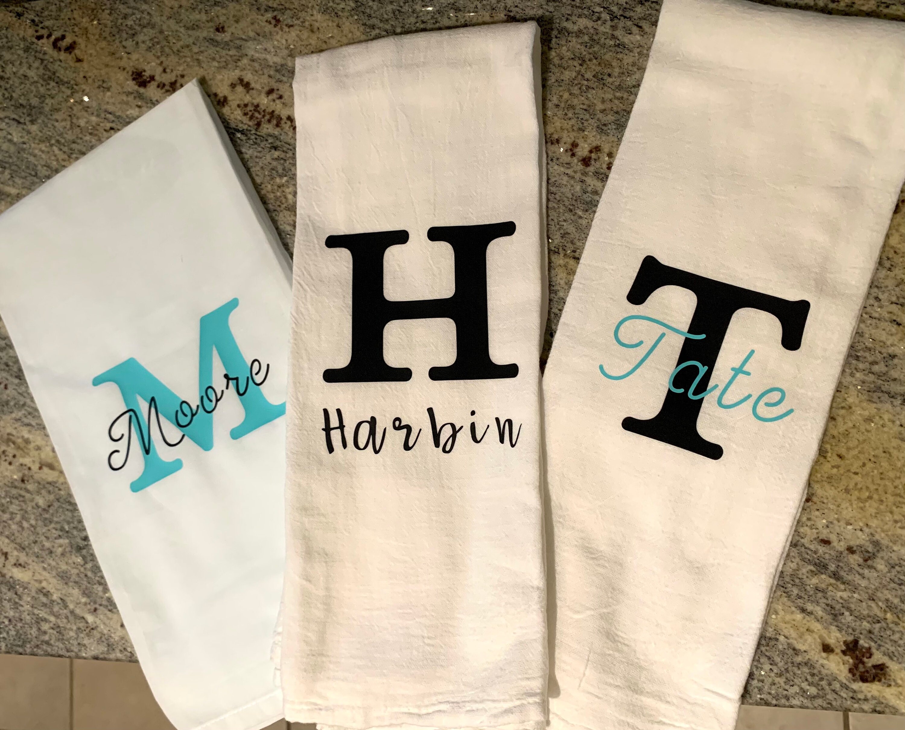 Personalized Kitchen Tea Towels Funny Kitchen Towels Etsy
