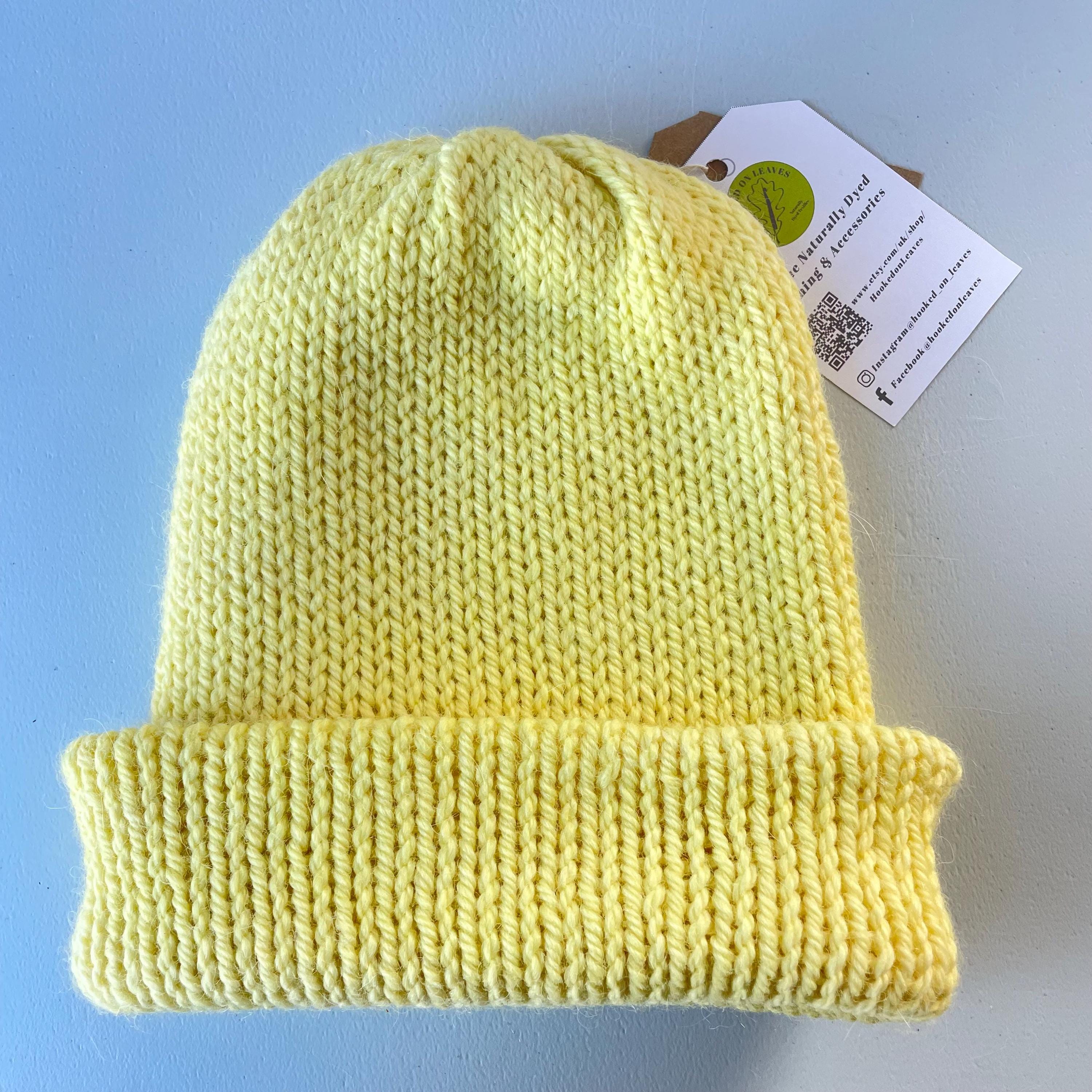 Hand-dyed Wool Alpaca Beanie: Naturally Dyes, Unisex Winter  display picture 1