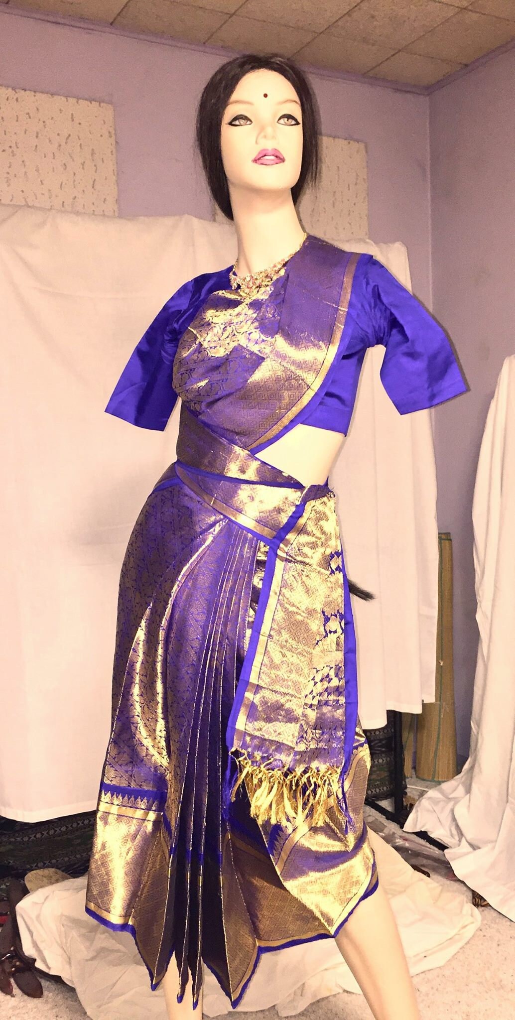 Bharata Natyam Costume Etsy