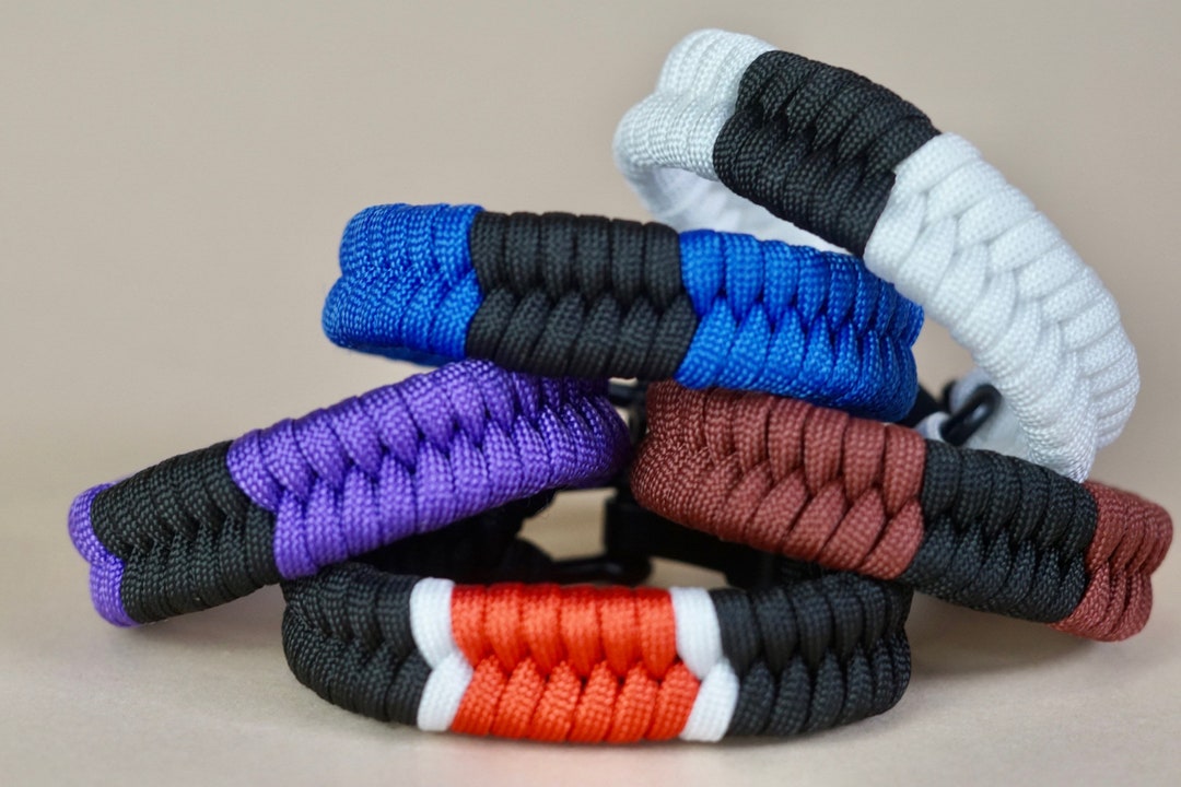 Jiujitsu Bracelet Jiujitsu Gear BJJ Accessories by Belt Color Etsy