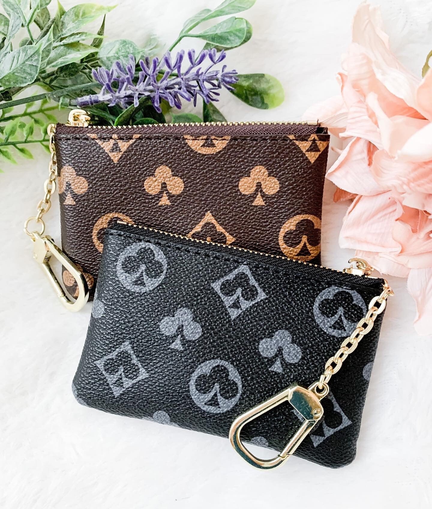 lv coin purse with chain