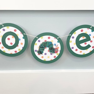 Digital Download Hungry Caterpillar One Banner, Hungry Caterpillar Decorations, Birthday Banner, 1st Birthday Ideas, One High Chair Banner