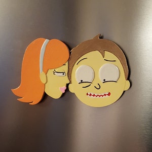 Jessica & Morty Magnet
