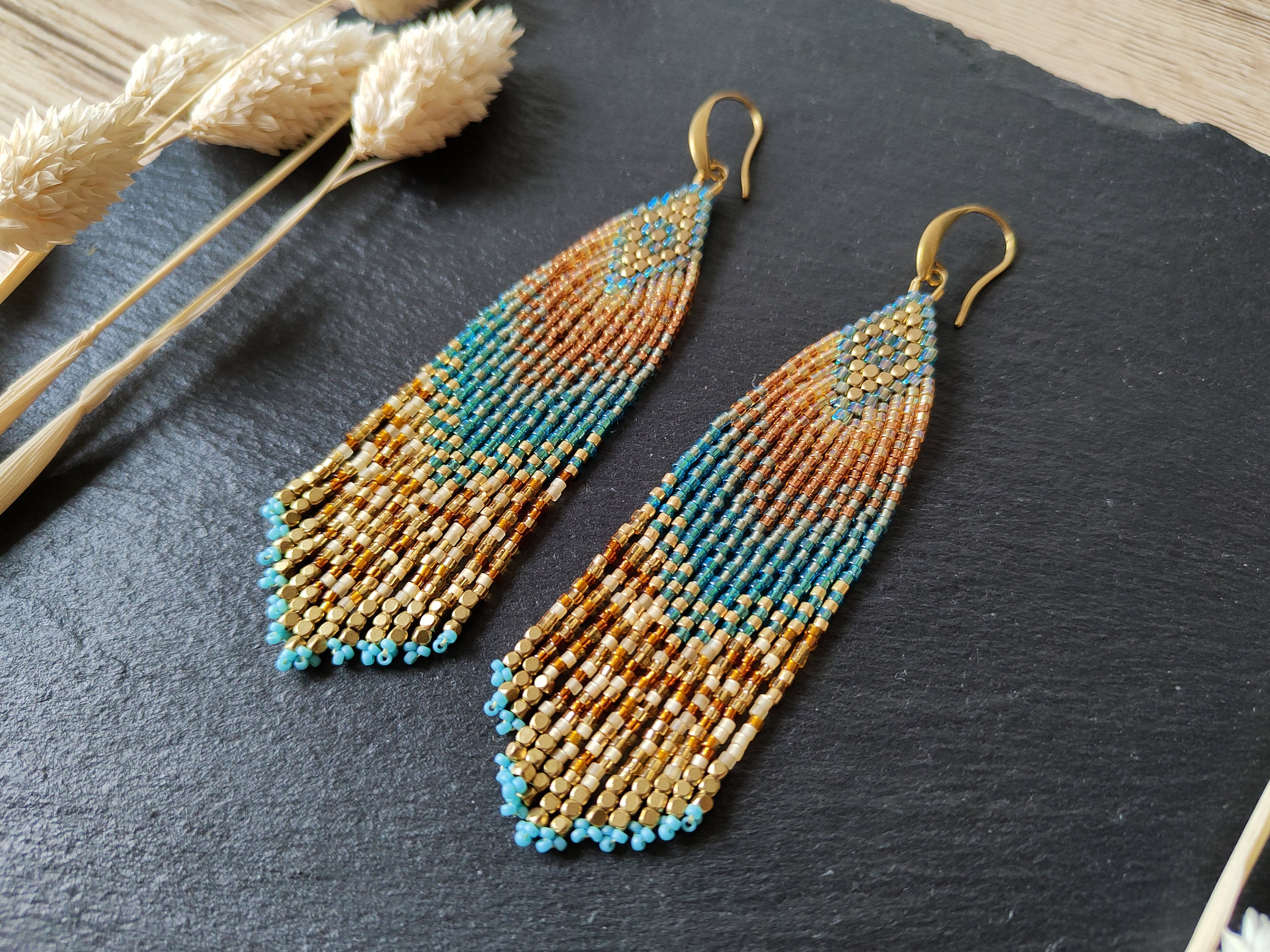 Etsy fringe earrings deals