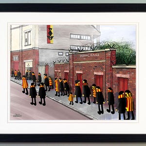 Jack Kavanagh &quot;Firhill&quot; Partick Thistle Framed Print
