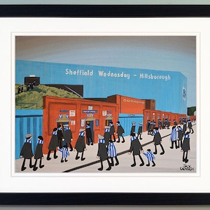 Jack Kavanagh &quot;Hillsborough Stadium&quot; Sheffield Wednesday Framed Print
