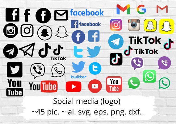Social Media Social Media Logo Instagram Viber Whatsapp Etsy