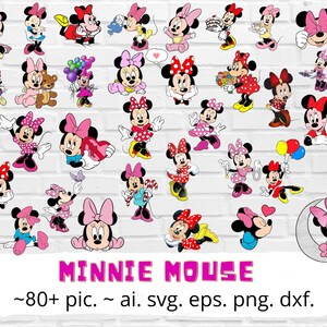 Minnie Mouse Minnie Mouse Para Impresion Minnie Mouse Ai Etsy Minnie Mouse Minnie Mouse Para Impresion Minnie Mouse Ai Etsy