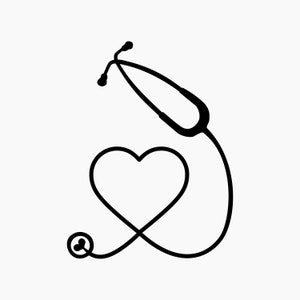Stethoscope. Svg Png Eps Dxf Cut files.