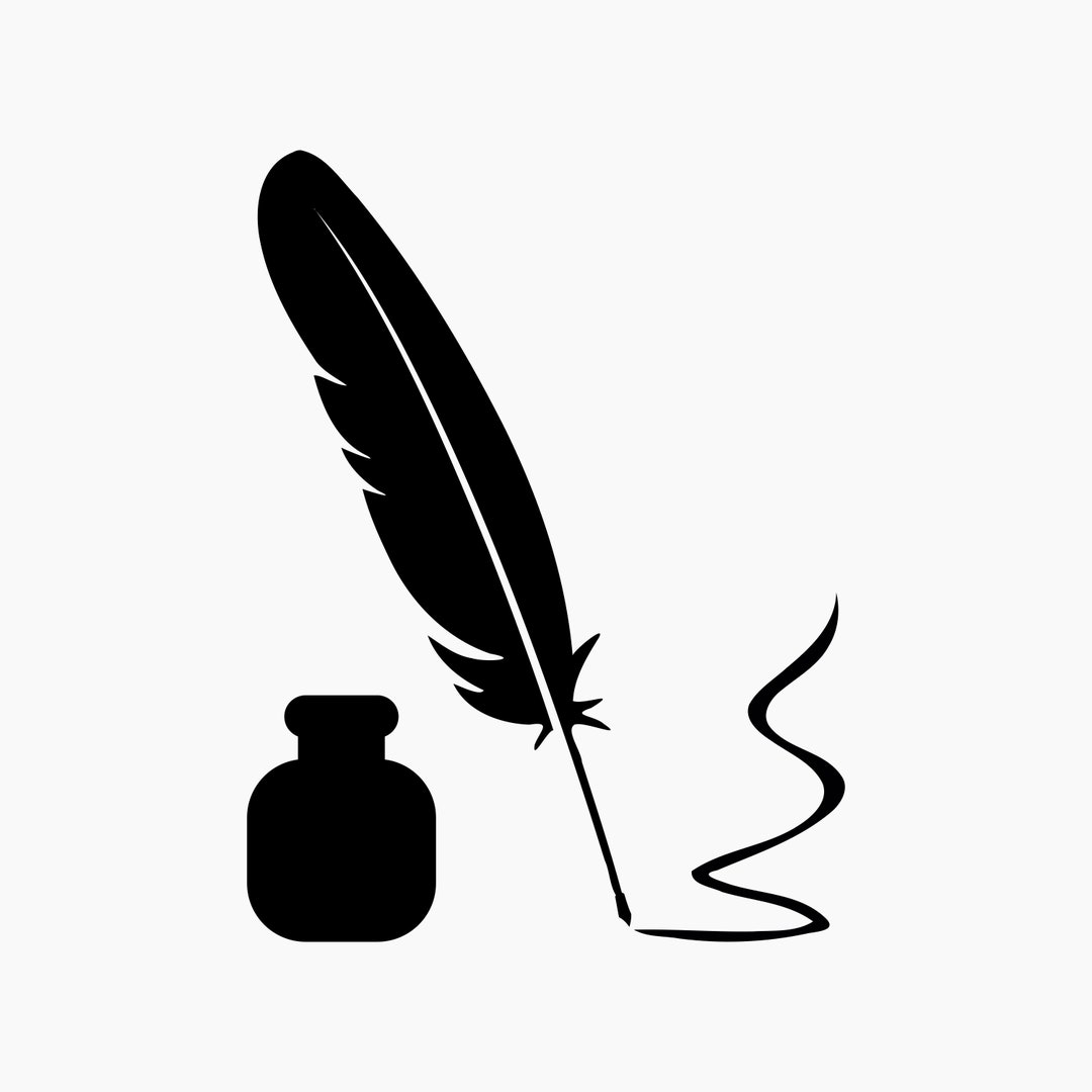 Feather Pen. Svg Png Eps Dxf Cut Files. Etsy