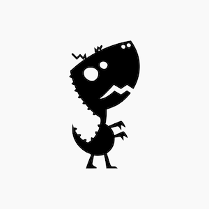 Tiranossauro T-Rex. Projeto de proporção áurea. Svg Png Eps Dxf Cortar arquivos.