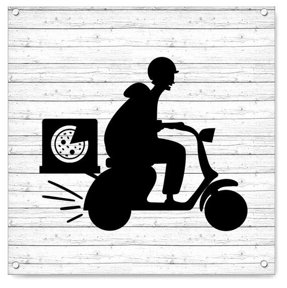 Pizza 2024 delivery moped