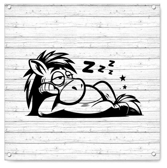 疲れた馬。SVG、PNG、EPS、DXF カット ファイル。 - Etsy 日本
