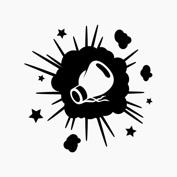 Exploding Boxing Glove. Svg Png Eps Dxf Cut Files. | Etsy