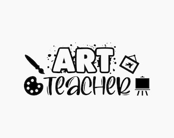 Art Teacher. Svg Png Eps Dxf Cut files.