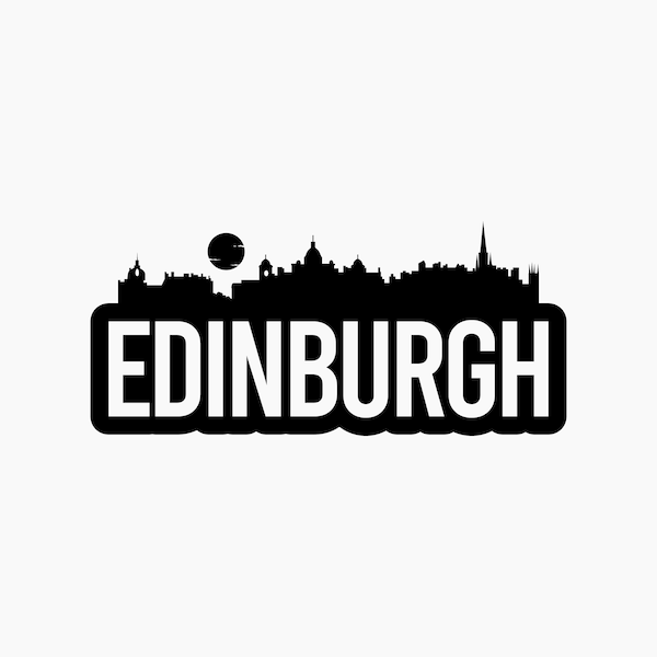 Edinburgh Bold Skyline. Svg Png Eps Dxf Cut files.