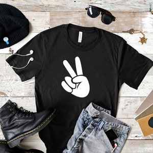 Peace Sign Hand Symbol. Svg Png Eps Dxf Cut Files. (Instant Download ...