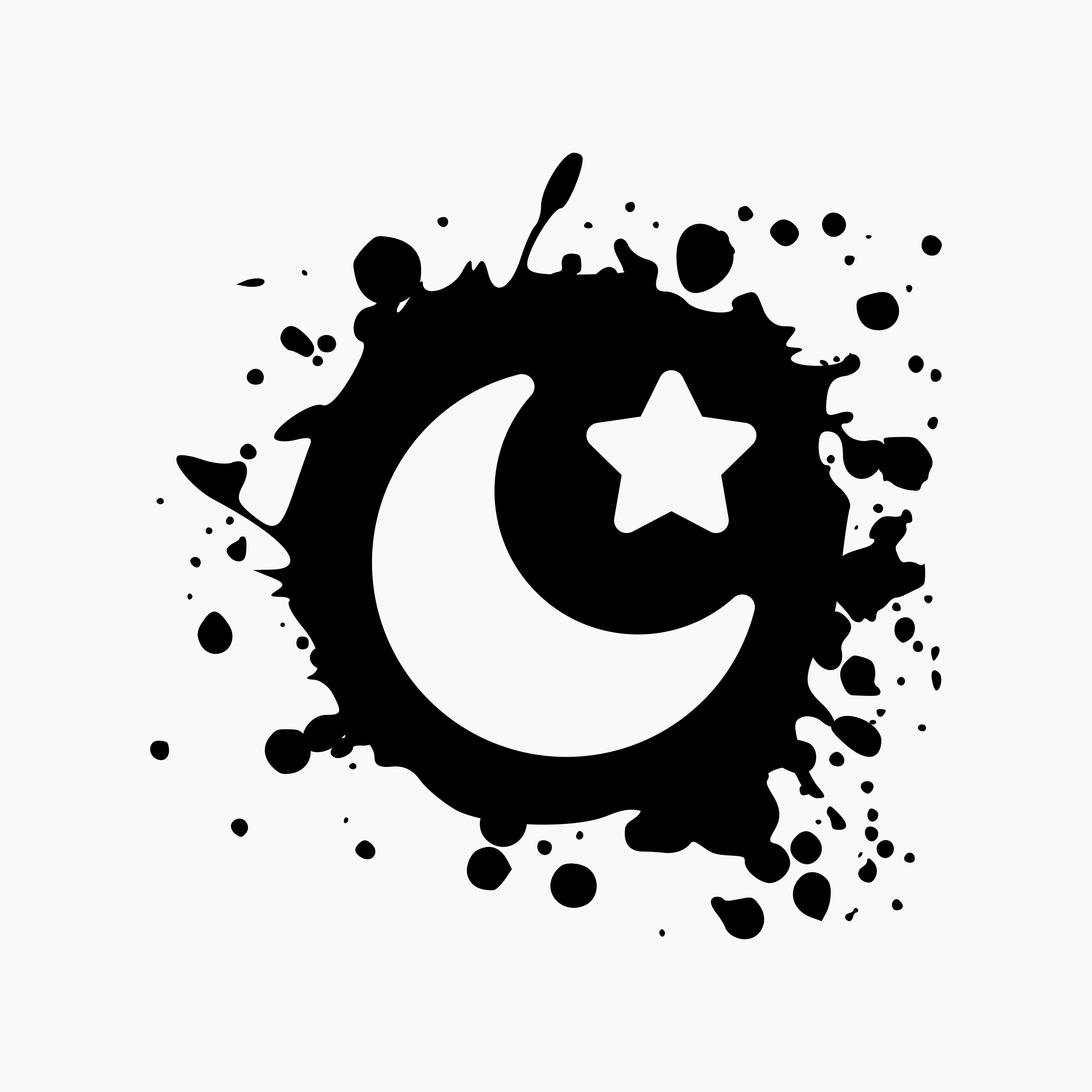Islam Muslim Symbol Splat Ink. Svg Png Eps Dxf Cut Files. - Etsy
