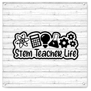 Stem Teacher Life. Svg Png Eps Dxf Cut Files. - Etsy