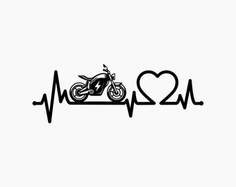 Electric Motorcycle. Svg Png Eps Dxf Cut files.