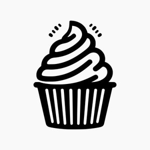 Cupcake. Svg Png Eps Dxf Cut files.