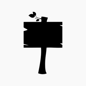 Wood Sign. Svg Png Eps Dxf Cut files.