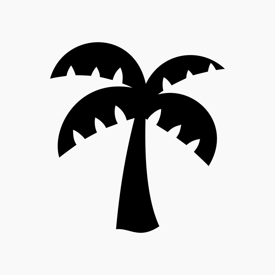 Palm Tree Golden Ratio Design. Svg Png Eps Dxf Cut Files. - Etsy