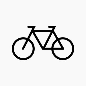 Bicycle. Svg Png Eps Dxf Cut Files. - Etsy