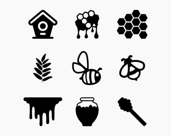 Honey. Svg Png Eps Dxf Cut files.